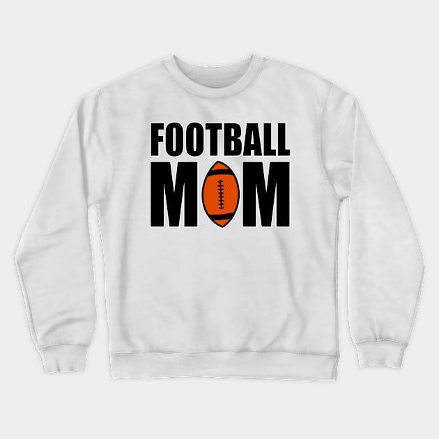 Football Mom Crewneck Sweatshirt by slawers